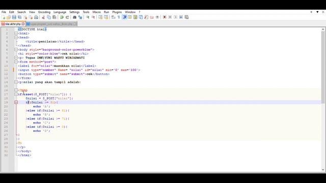 program if else PHP #belajar #coding #mahasiswa смотреть онлайн