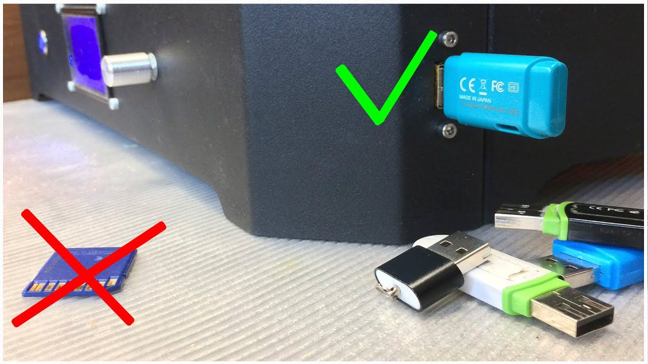 USB✔️ вместо SD❌ Для 3Д Принтера с Прошивкой Marlin смотреть онлайн