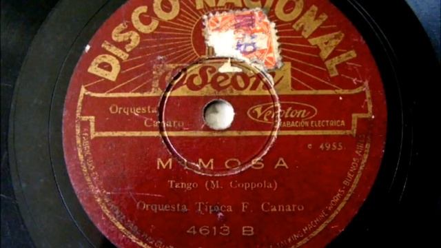 Francisco Canaro - Mimosa (1929) смотреть онлайн