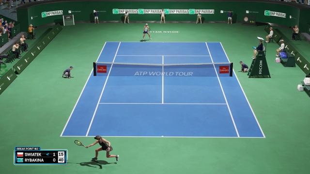 AO Tennis 2 - Iga Świątek vs Elena Rybakina - PS5 Gameplay смотреть онлайн