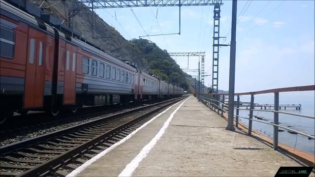 РЖД ЭД4М-440 Адлер - Туапсе смотреть онлайн