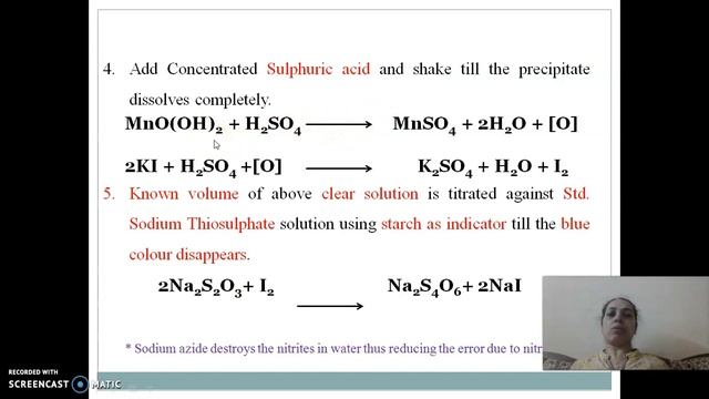 Determination of dissolved oxygen by Winkler's modified azide method смотреть онлайн