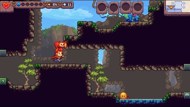 Eagle Island | 2D платформер | Прохождение Орлиного острова | День 1 смотреть онлайн