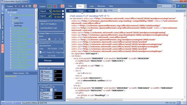 XSLT transform on Word 2007 documents смотреть онлайн