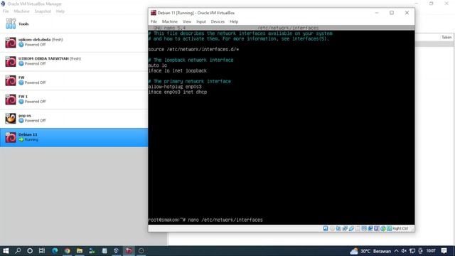 Konfigurasi IP Static Dan Apt Mirror | Debian 11 смотреть онлайн