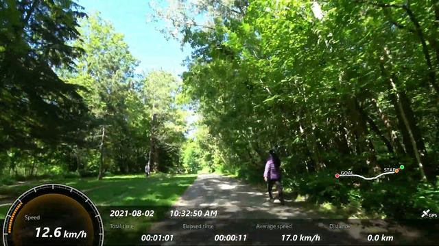 Покатушки на велике вдоль реки Дон города Торонто, в Канаде смотреть онлайн