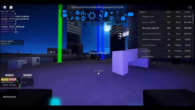 throwing bloxy cola at a random guy (roblox parkour) смотреть онлайн