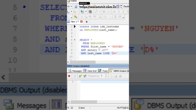 Câu lệnh SQL nhất quyết không nhận Index vì sao? #shots смотреть онлайн