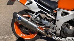 Honda CBR 900 RR FIREBLADE 1993 REPSOL / walkaround and sound