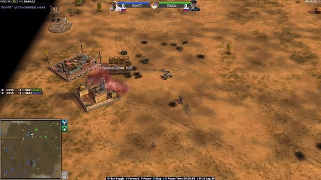 ТОПОВЫЕ ИГРОКИ РОССИИ УСТРОИЛИ НАСТОЯЩУЮ ВОЙНУ В ГЕНЕРАЛАХ [Generals Zero Hour] TOP REPLAY