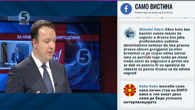 Александар Николоски во „Само вистина“ 5.04.2018 смотреть онлайн