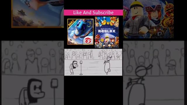 Free fire Max Vs Roblox #roblox #freefire #freefiremax #shorts #viral смотреть онлайн