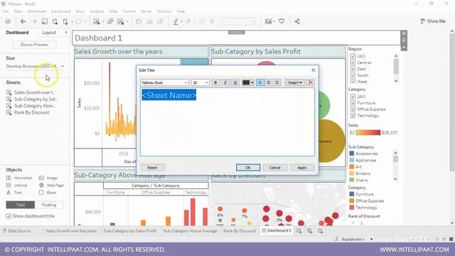 How to create Interactive Dashboard in Tableau? | Tableau Dashboards Tutorial | Intellipaat смотреть онлайн