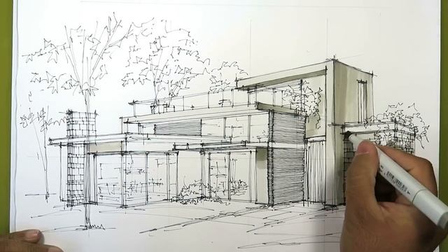 architectural sketching house 6 смотреть онлайн