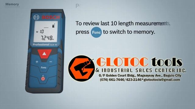 Bosch GLM 40 Laser Measure смотреть онлайн