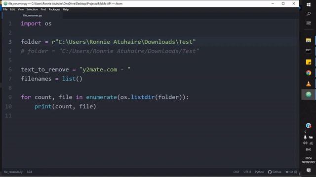 Python Script to Auto-Rename Files смотреть онлайн
