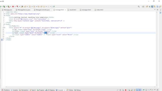 Spring Boot 3.0.0 Thymeleaf - Create a Form and display the data смотреть онлайн