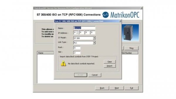 MatrikonOPC How to configure OPC Server Siemens PLC