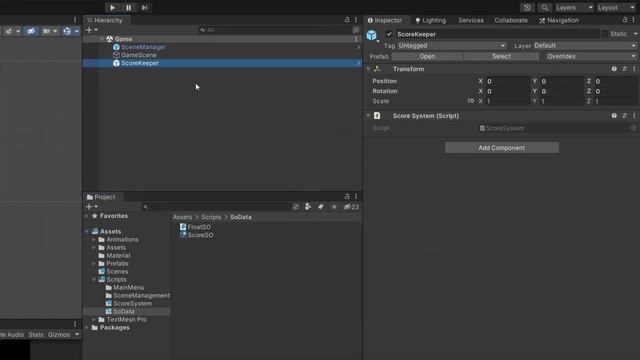 How to save data between Scenes in Unity смотреть онлайн