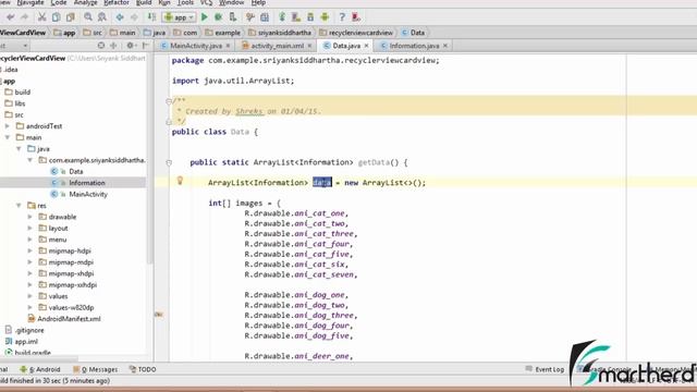 #207 Android RECYCLER VIEW Implementation with RecyclerAdapter : Material Design - Part - 2 смотреть онлайн