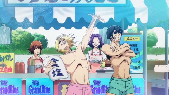 minny ОБЗОР аниме Необъятный океан / Grand Blue смотреть онлайн