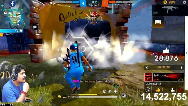 Best 1 Tap Player in the World Raistar 3.0 in Free Fire Max смотреть онлайн