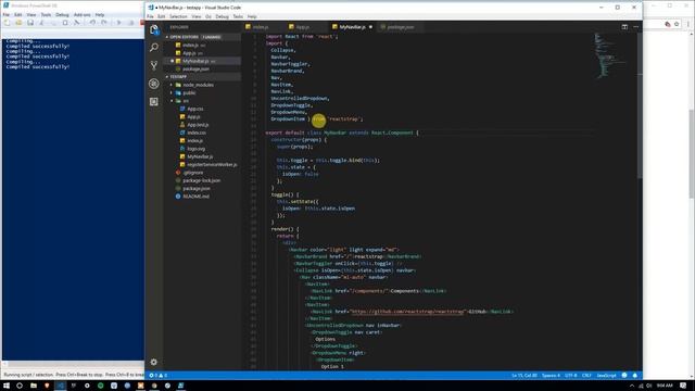React.js - Adding a component using Reactstrap смотреть онлайн