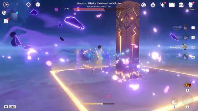 Raiden Shogun New Weekly boss aka. Makoto [Genshin Impact Hoyoverse] смотреть онлайн