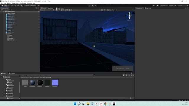 Урок 2_7. Ночной город "Разработка компьютерных игр на UNITY" смотреть онлайн