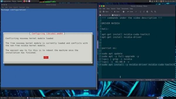 Install Nvidia Driver on Parrot and Kali + fix lag fast sync