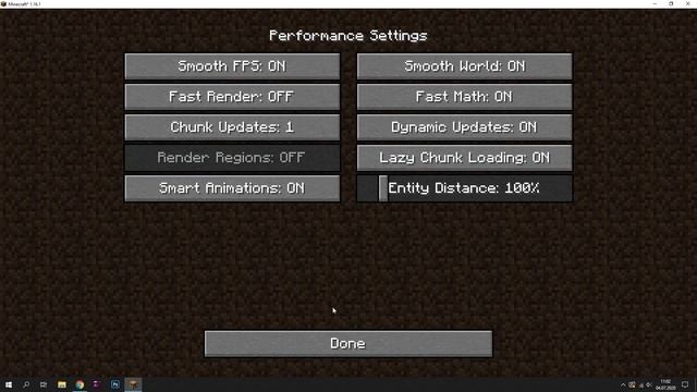 BEST OPTIFINE SETTINGS 1.16.5 - Get More FPS And NO Lags In Minecraft 1.16.5 (2023)