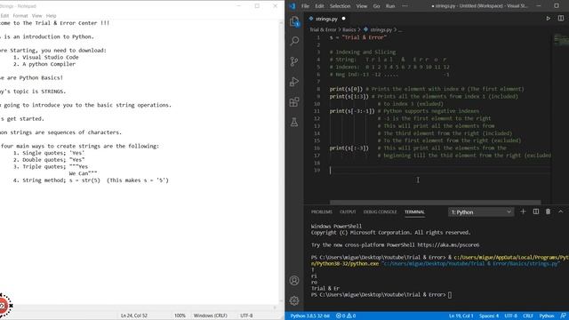 Python - Basics - Strings #1 смотреть онлайн