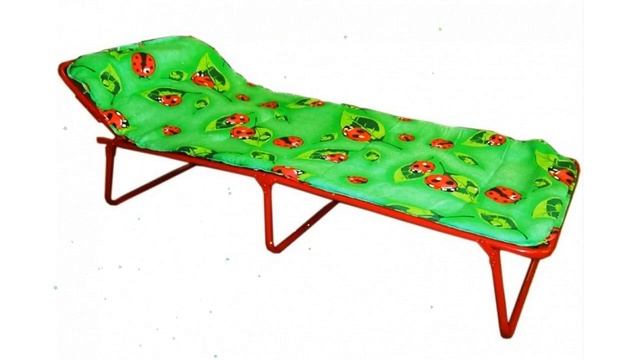 Кровать раскладная детская Юниор с матрасом (Ольса) обзор с89м производитель OLSA (Беларусь)