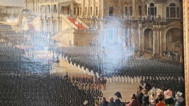 Торжественное освящение Александровской колонны на Дворцовой площади в Петербурге 30 августа 1834 г