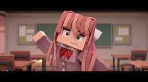 ДОКИ ДОКИ НАВСЕГДА/ DDLC Minecraft Animation Music Video/ КАВЕР НА РУССКОМ.