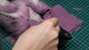 Выкройка для игрушки в смешанной технике (второй способ)