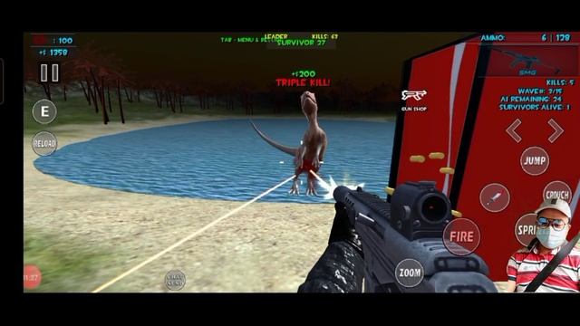 DINOSAURS ATTACK IN THE FOREST - GAME ANDROID IOS смотреть онлайн