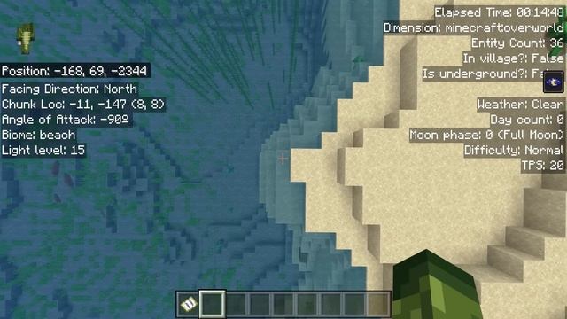 NEW F3 Debug Screen Addon for Minecraft Bedrock Edition/MCPE смотреть онлайн