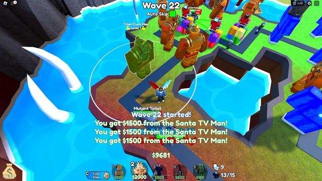 100 Titan Clockman In Endless Mode + Time Stop?? Episode 70 Part 2