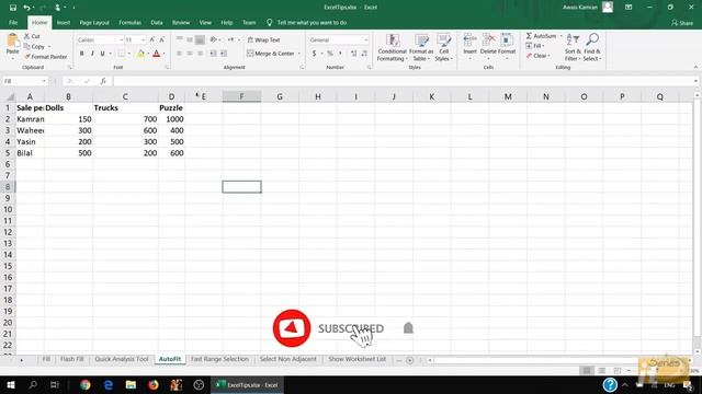 How to AutoFit Column Width in Excel ( Urdu/Hindi) смотреть онлайн