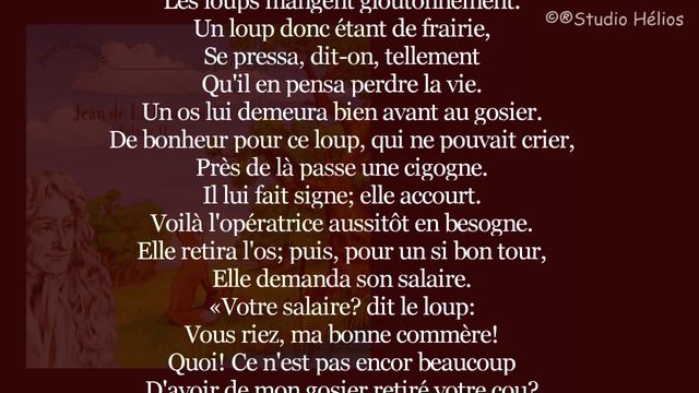 Jean de La Fontaine -Le loup et la cigogne смотреть онлайн