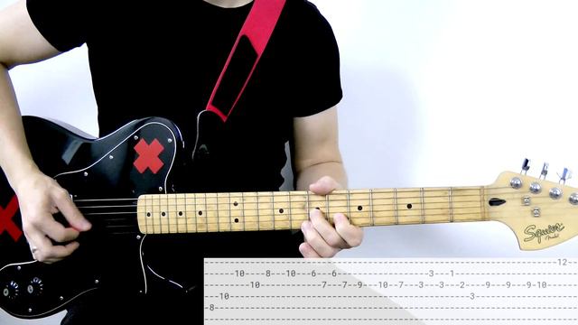 Green Day - 21 Guns SOLO [Guitar Cover with TABS] смотреть онлайн