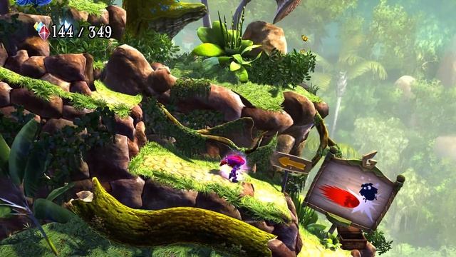 Giana Sisters - Rise of the Owlverlord - Twisted Dreams: Level 1-3, Crystal Pond Road смотреть онлайн
