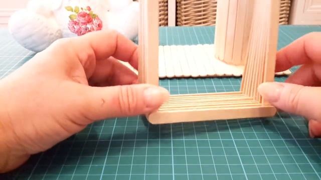 ОРГАНАЙЗЕР ИЗ ПАЛОЧЕК ОТ МОРОЖЕНОГО...ORGANIZER OUT OF POPSICLE STICKS..