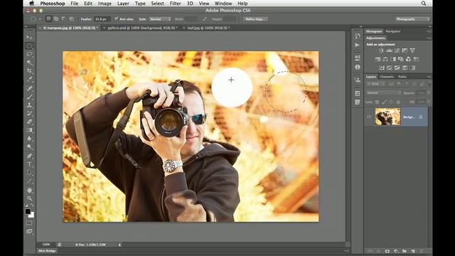 Photoshop Tutorial - Working with Marquee tools смотреть онлайн