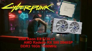 Intel Xeon E3 1230 v2, RX 580 2048SP 8Gb