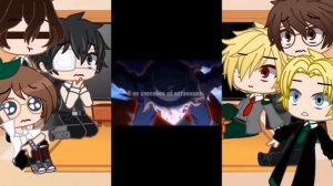 🥂 Реакция моих любимых персонажей на друг друга (На Дазая)🥂 2/5 ×{Uneravyta}× (2 часть)