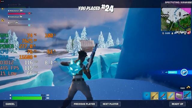 Fortnite - Ryzen 5 7600 + RX 7800 XT - 1080p Max & Lowest Settings - Benchmark Fps Test смотреть онлайн