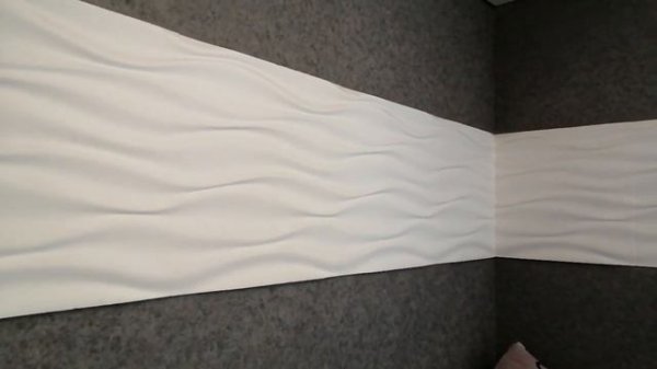 Потолочная плитка на стену вместо 3 д панелей/Ceiling tiles on the wall instead of 3 d panels