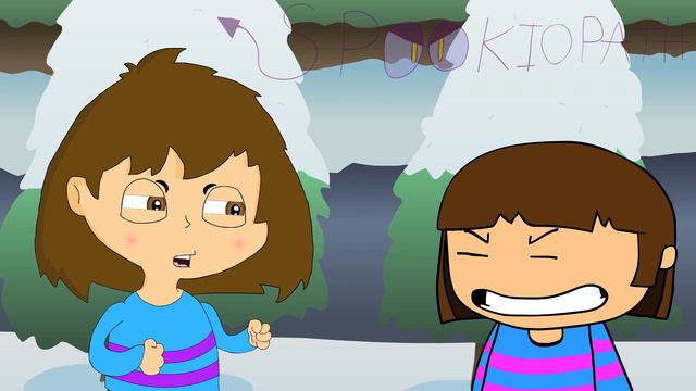 Modern Frisk Meets Classic Frisk